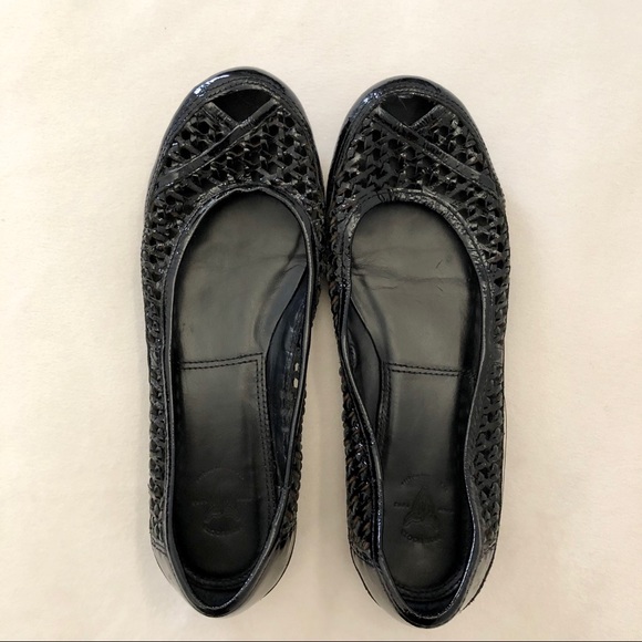 Frye Shoes - Frye black patent leather ballet flats